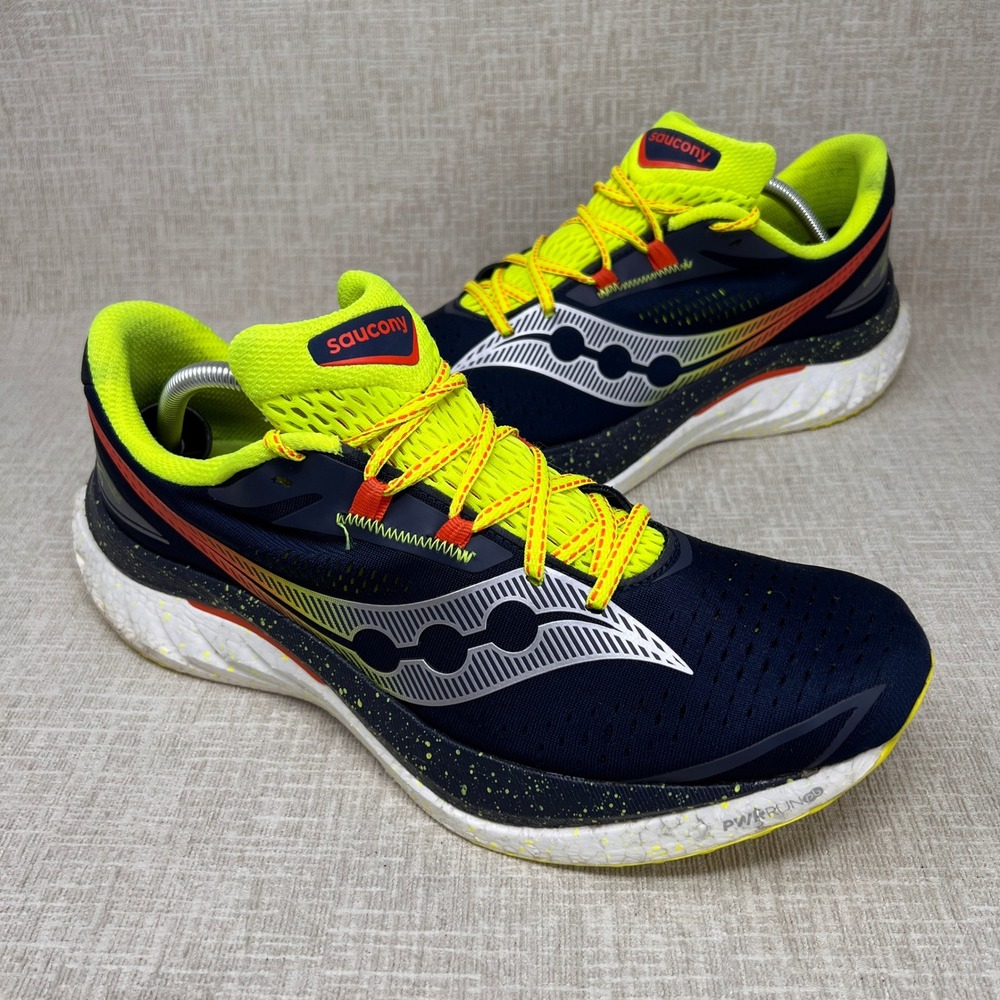 Saucony Endorphin Speed 4 Mens 12 Navy Pepper Running Shoes S20940-60 Neon
